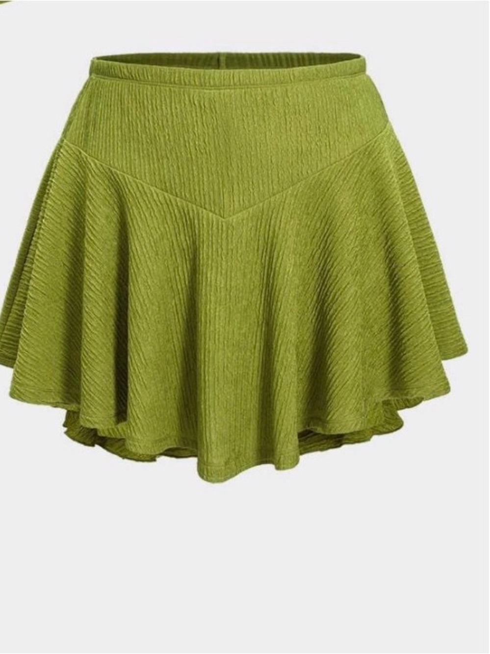 MICAS Curve Green Skort - Picture 1 of 4